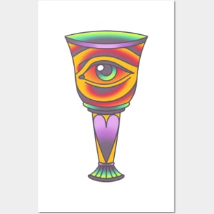 Old School Goblet Design Posters and Art
